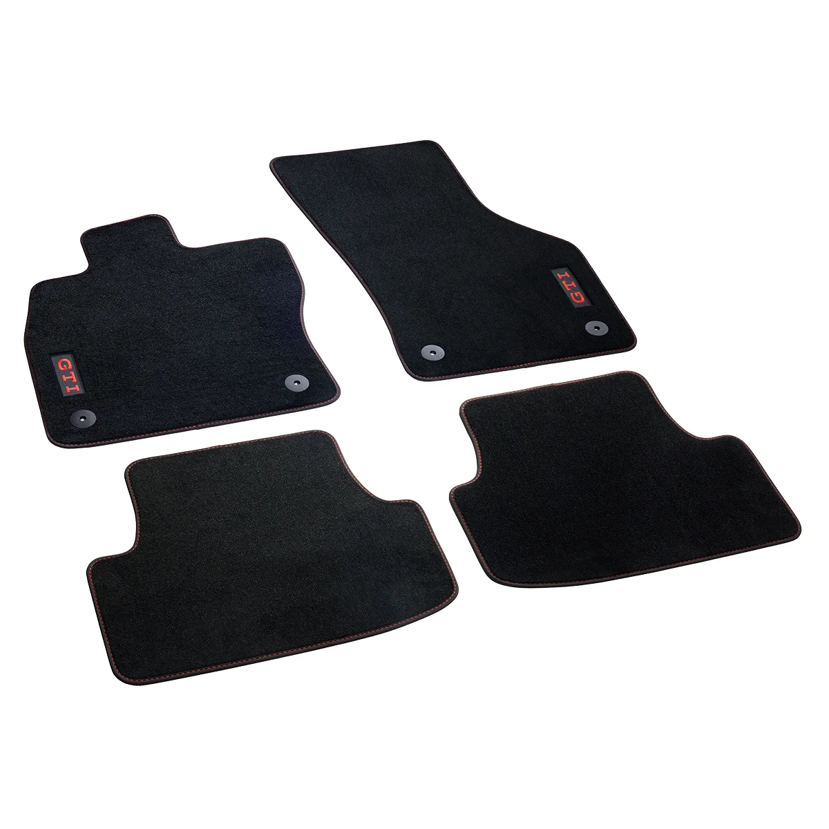 VW Golf 7, Golf 8 GTI Textilfußmatten, 4er Set, 5H1061270C