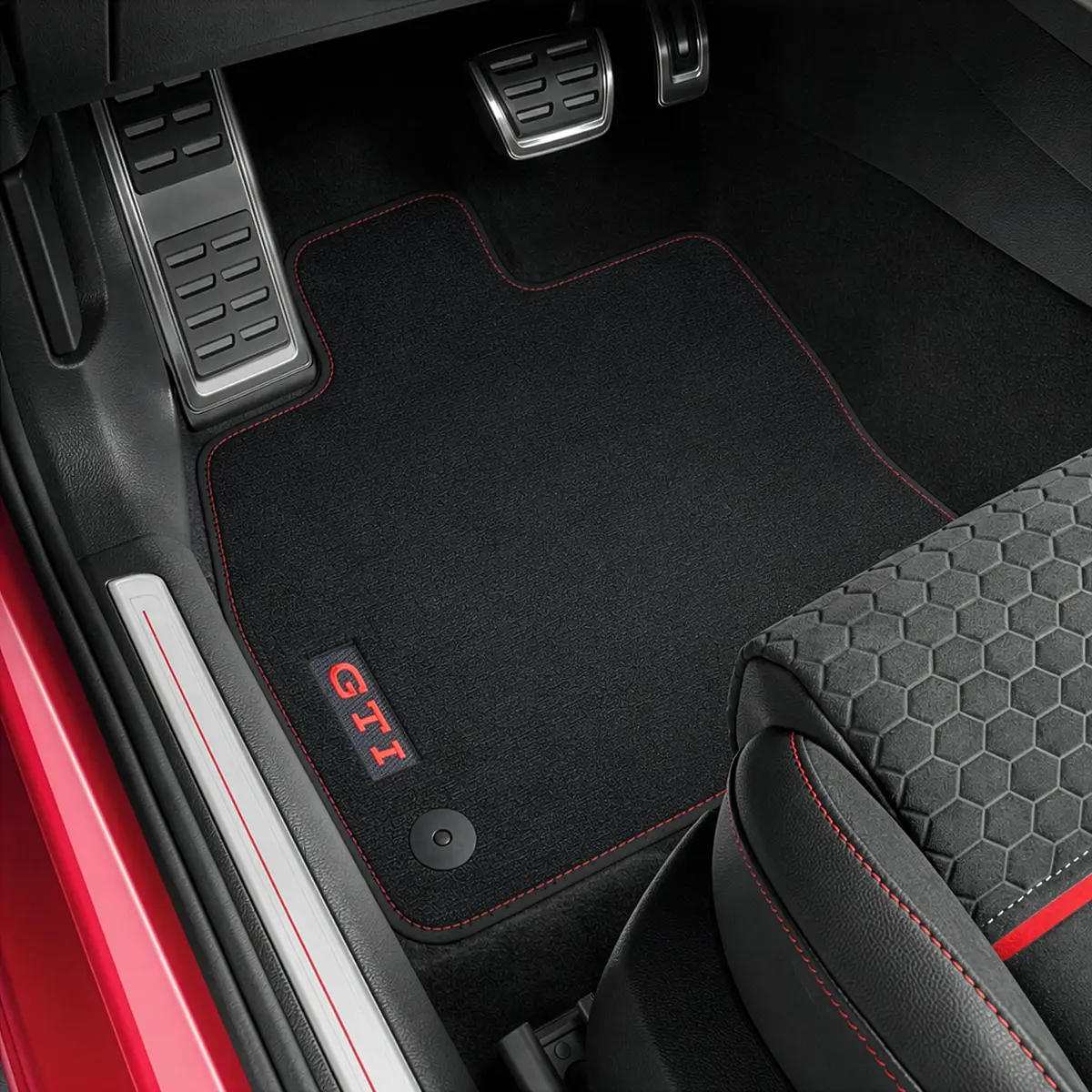 VW Golf 7, Golf 8 GTI Textilfußmatten, 4er Set, 5H1061270C