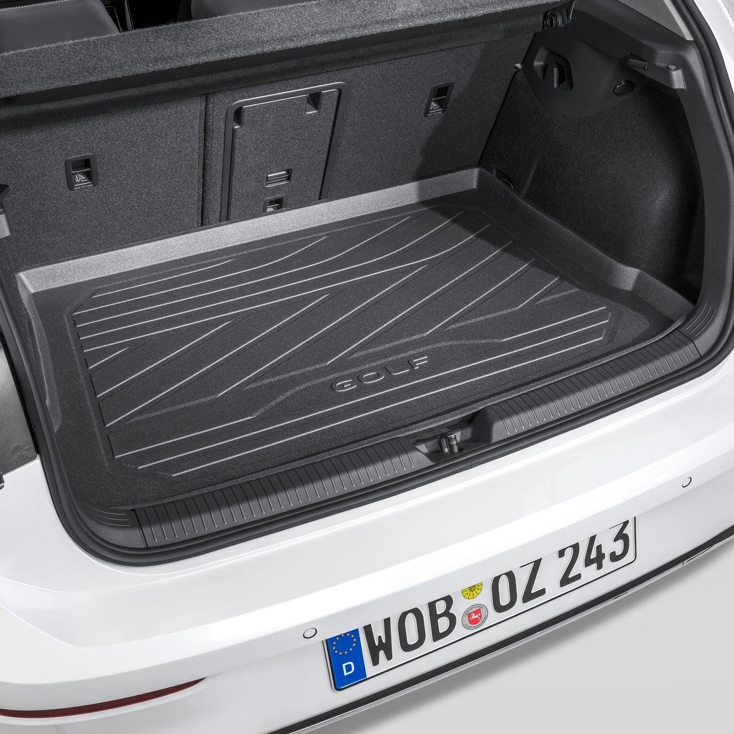 VW Golf 8 VIII Limousine Gepäckraumeinlage, Kofferraummatte, variabler Ladeboden, 5H0061160