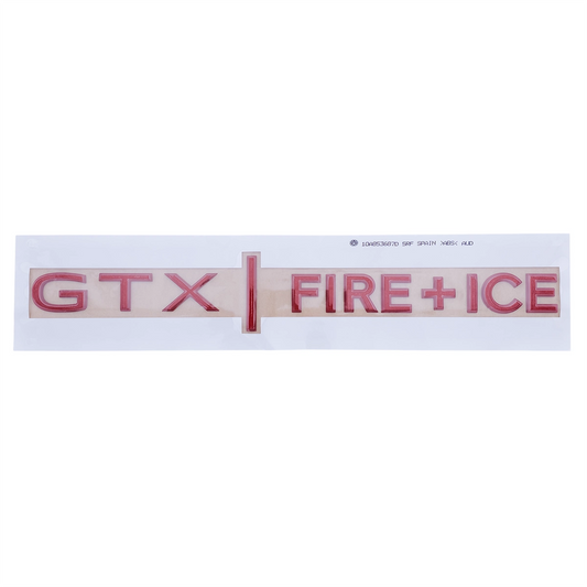 Volkswagen ID.3 GTX Fire and Ice Schriftzug, Tür Emblem, rot, 10A853687D5RF
