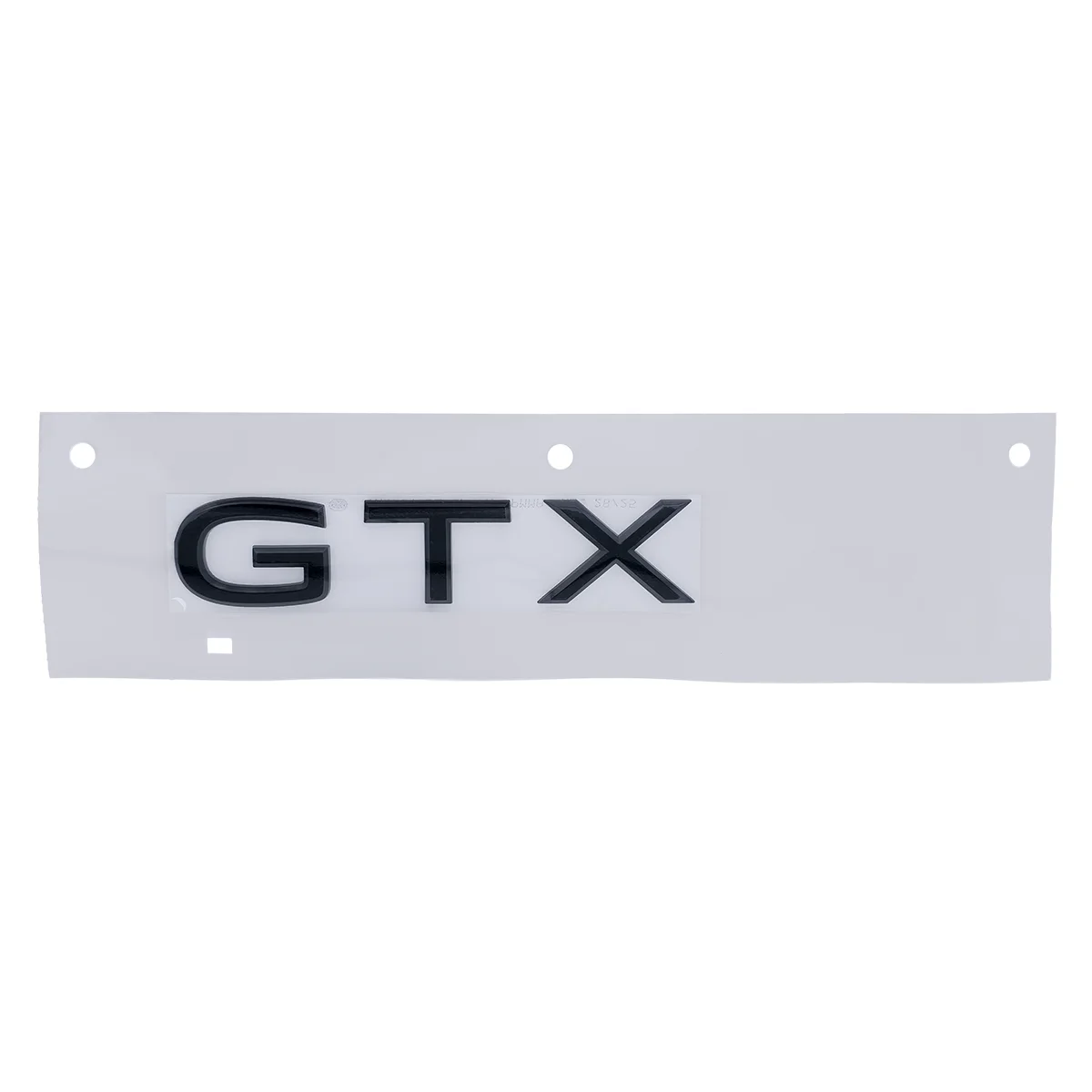 VW GTX Schriftzug schwarz auf Positionierfolie, Original Zubehör 14A853425G041