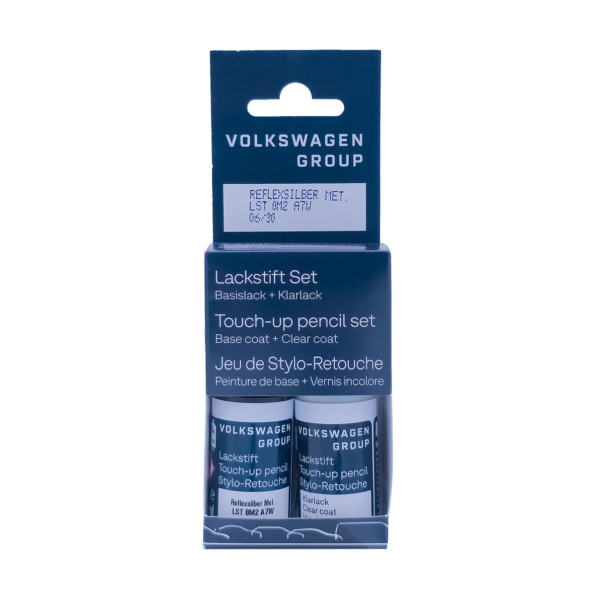 VW Code de couleur manque de manque A7W Sett Stift - Reflex Silver Metallic LST0M2A7W