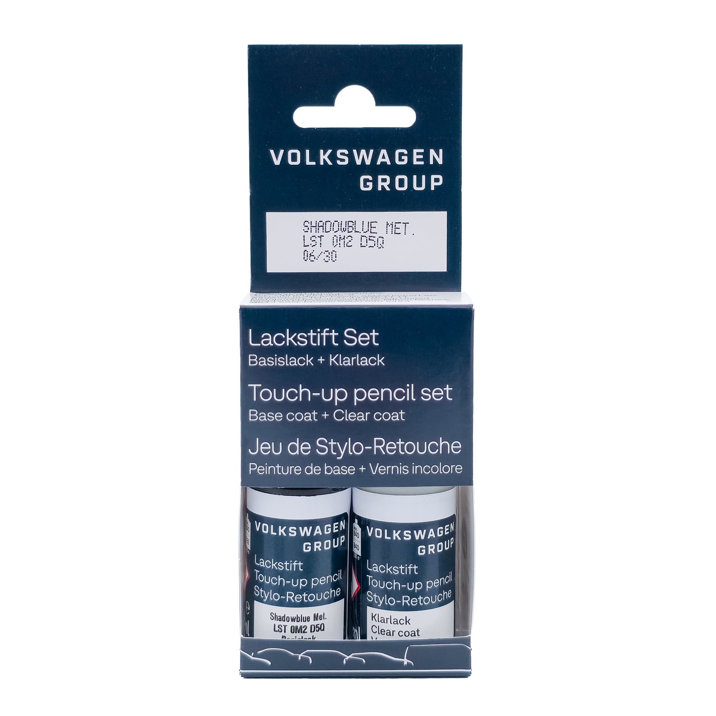 VW Lackstift Farbcode D5Q Lackstift-Set - Shadow Blue Metallic - LST0M2D5Q