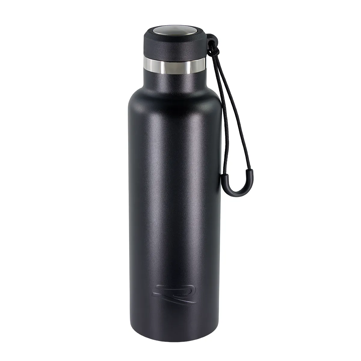 VW Trinkflasche R Kollektion, 600ml Edelstahl Thermoflasche schwarz, 3B4069601041