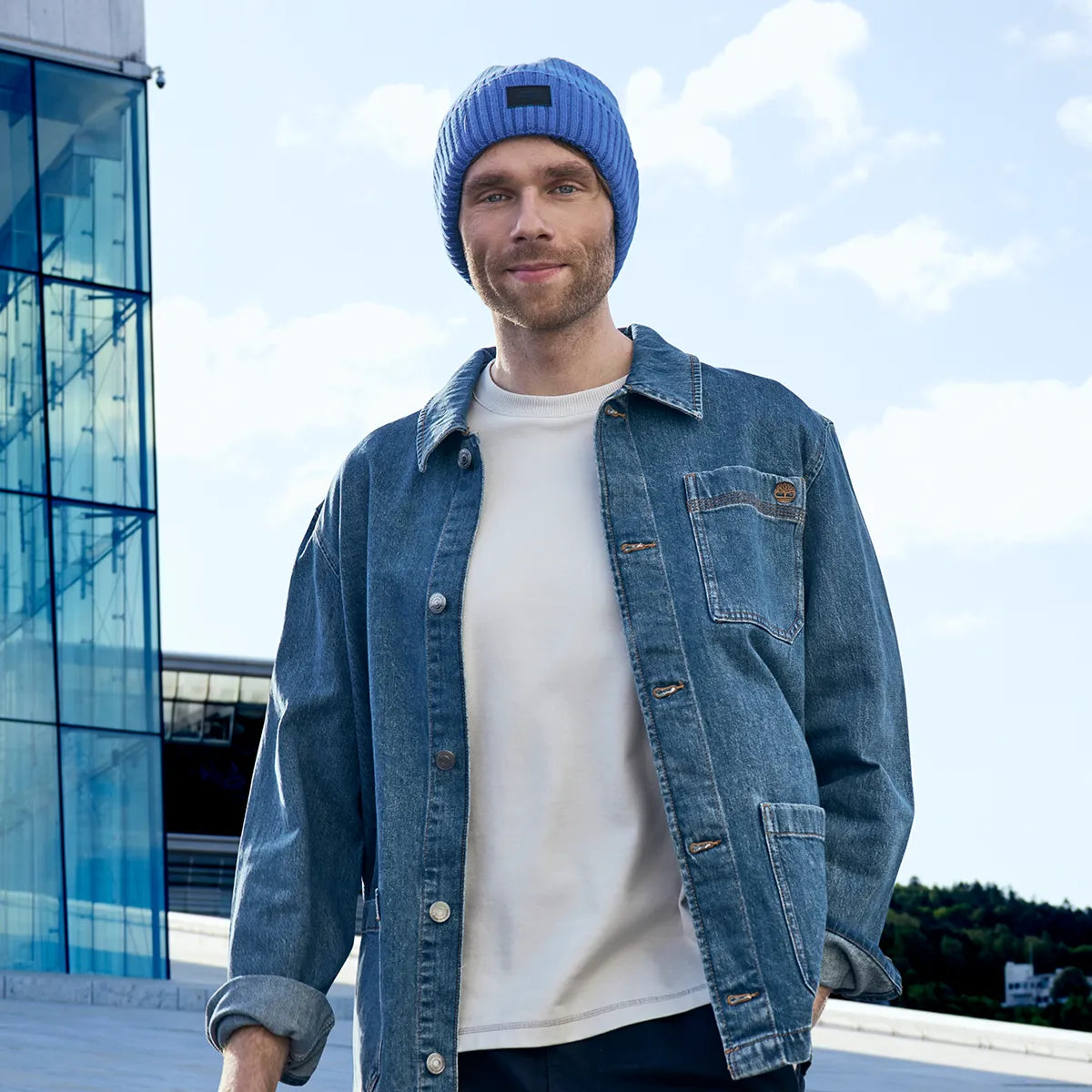VW R Mütze Beanie Blau, Original Volkswagen R Kollektion Wollmütze, 3B4084303287