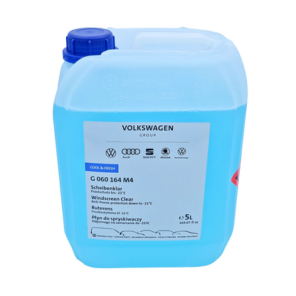VW Scheibenklar Winter Cool and Fresh, 5L Fertigmischung, Frostschutz bis -21 °C, G060164M4