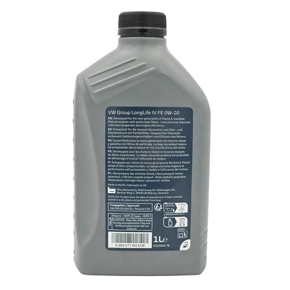 VW, Skoda, Seat, Cupra, Audi LongLife IV FE, 1L Motoröl SAE 0W20 VW 508.00/509.00, GS65577M2EUR