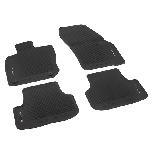 VW T-Roc rubber mats, 4 pieces, from built in 2026, front and rear, 2GV06150082V