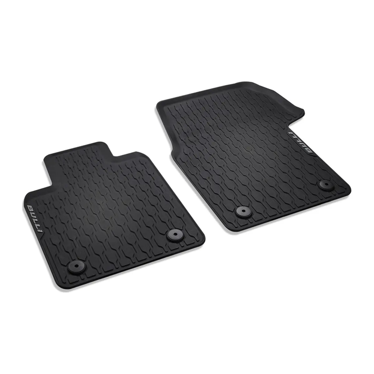 VW T7 Gummimatten 2er-Set vorne freigestellt, Titanschwarz, 7T106150282V