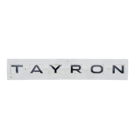 VW Schriftzug Tayron Modellbezeichnung Heck, Schwarz, 57L853687A041