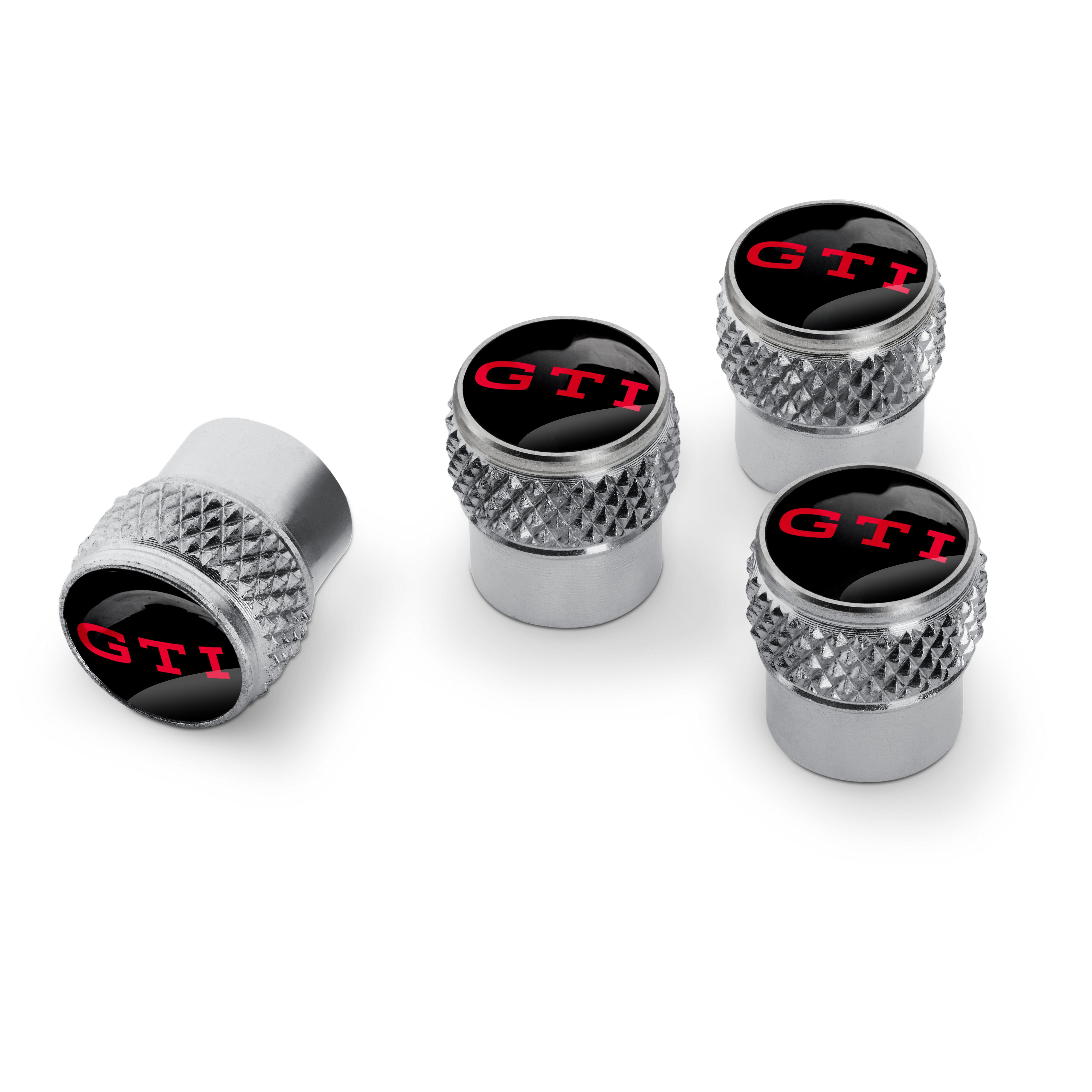 VW Ventilkappen GTI, für Gummiventile und Messingventile, 000071215Q