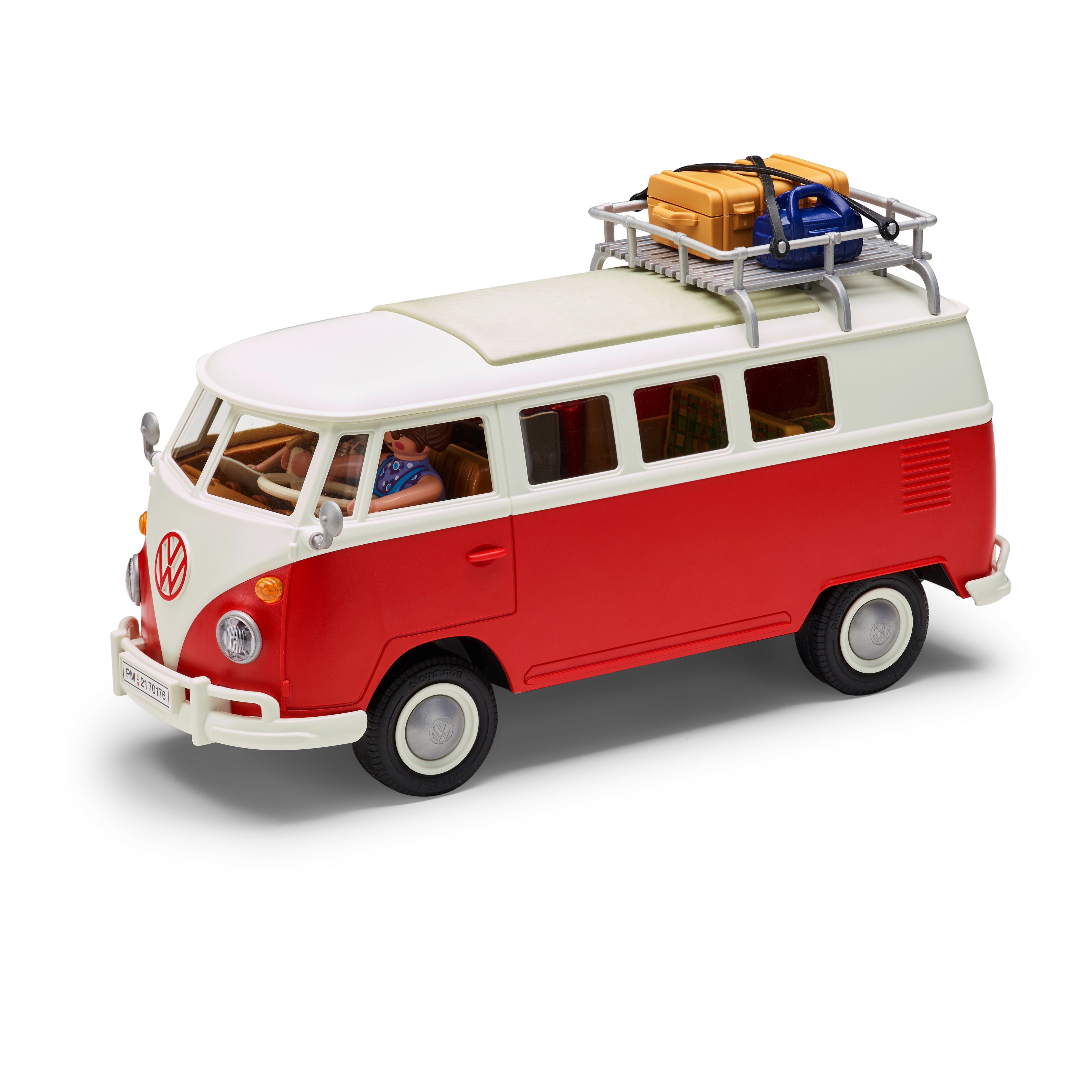 PLAYMOBIL® Volkswagen T1 Camping Bus (70176) – Kult-Bulli als detailgetreues Spielset - 7E9087511A