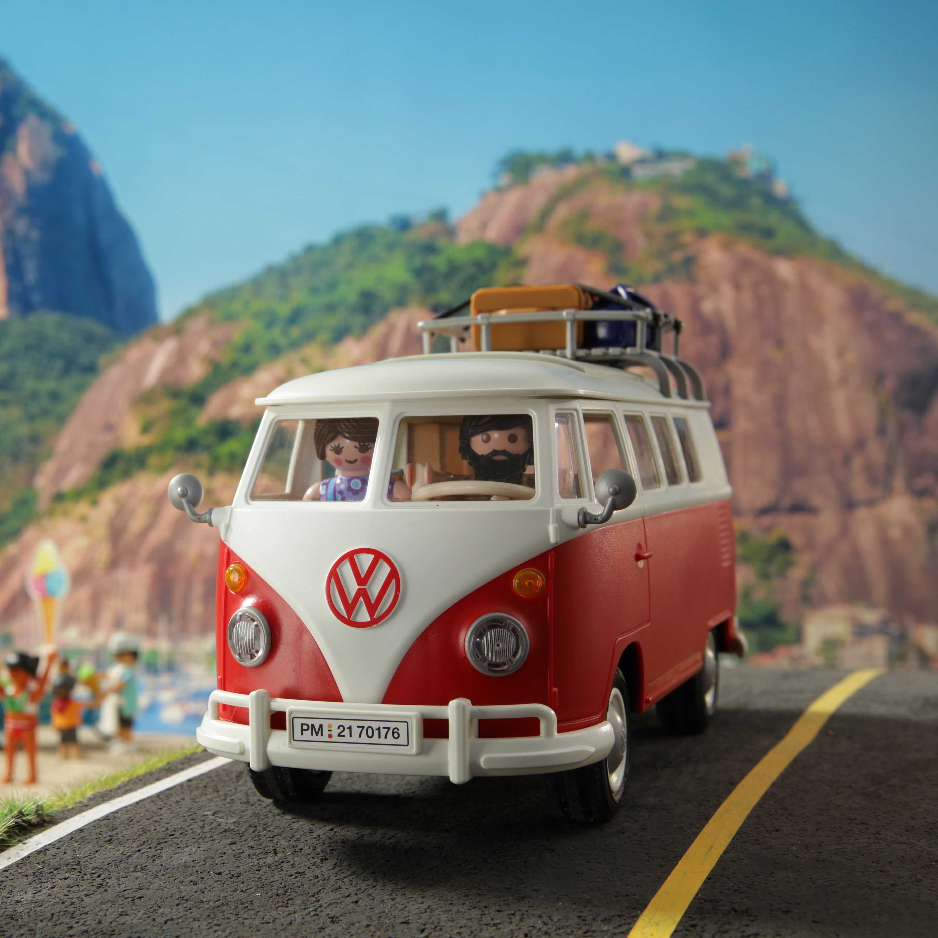 PLAYMOBIL® Volkswagen T1 Camping Bus (70176) – Kult-Bulli als detailgetreues Spielset - 7E9087511A