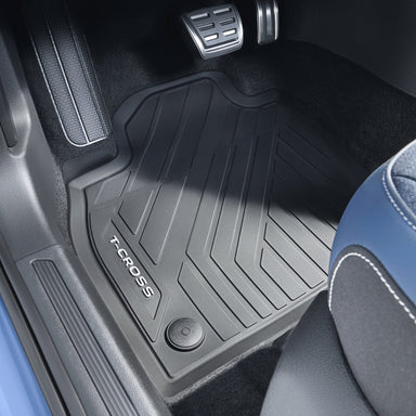 Passgenaue Gummifußmatten Für VW T-Cross (ab 2018) – 4-teiliges Set, Wasserdicht & Rutschfest