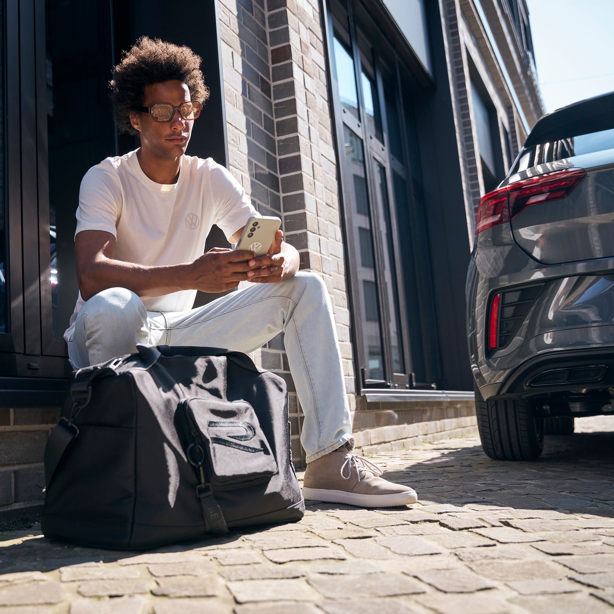 VW R Welcome Package Black Edition Weekender, Reisetasche, Schlüsselanhänger, 5HG087700