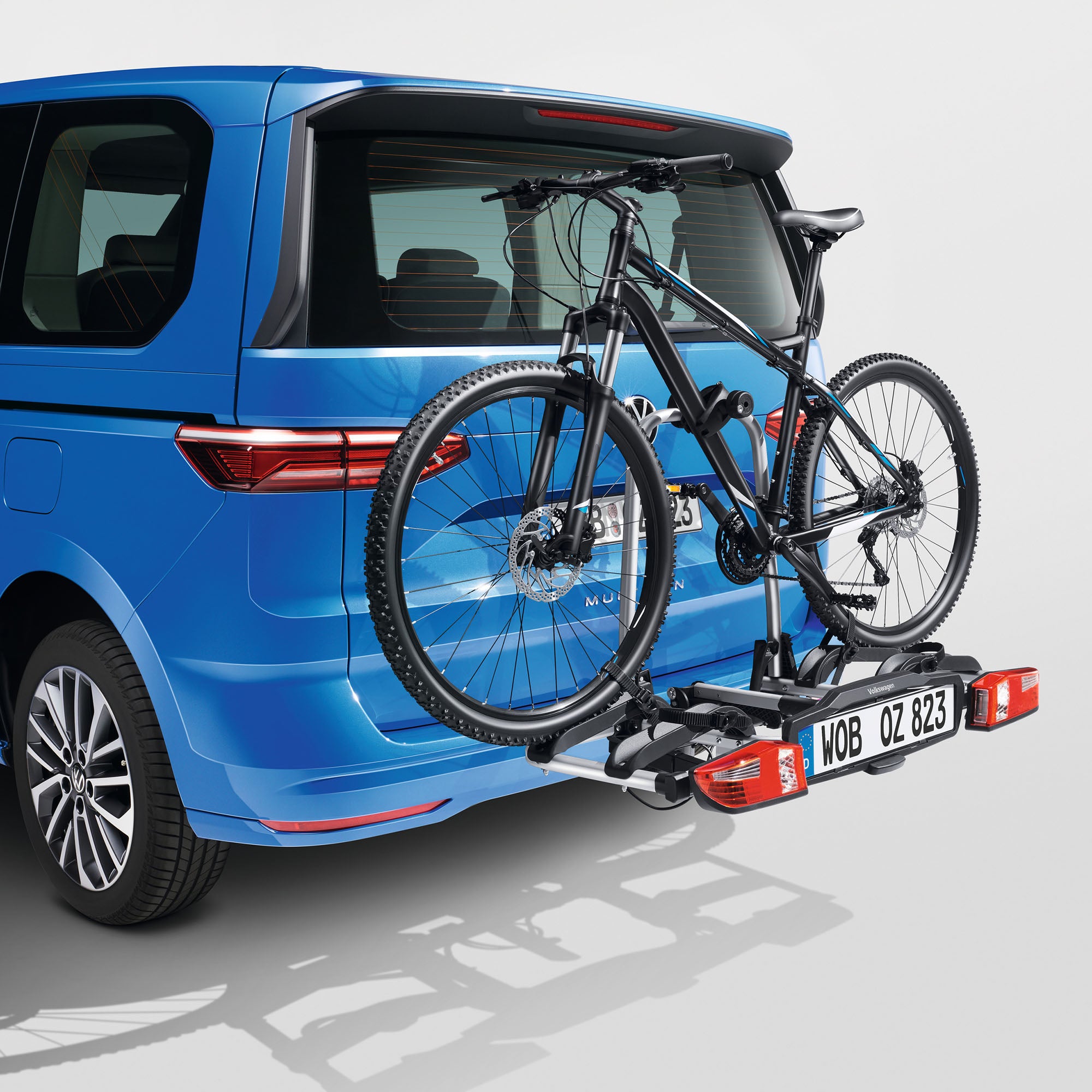 Volkswagen Fahrradträger Basic Flex, für AHK, max. 2 Räder, großer Abklappwinkel, 000071105G