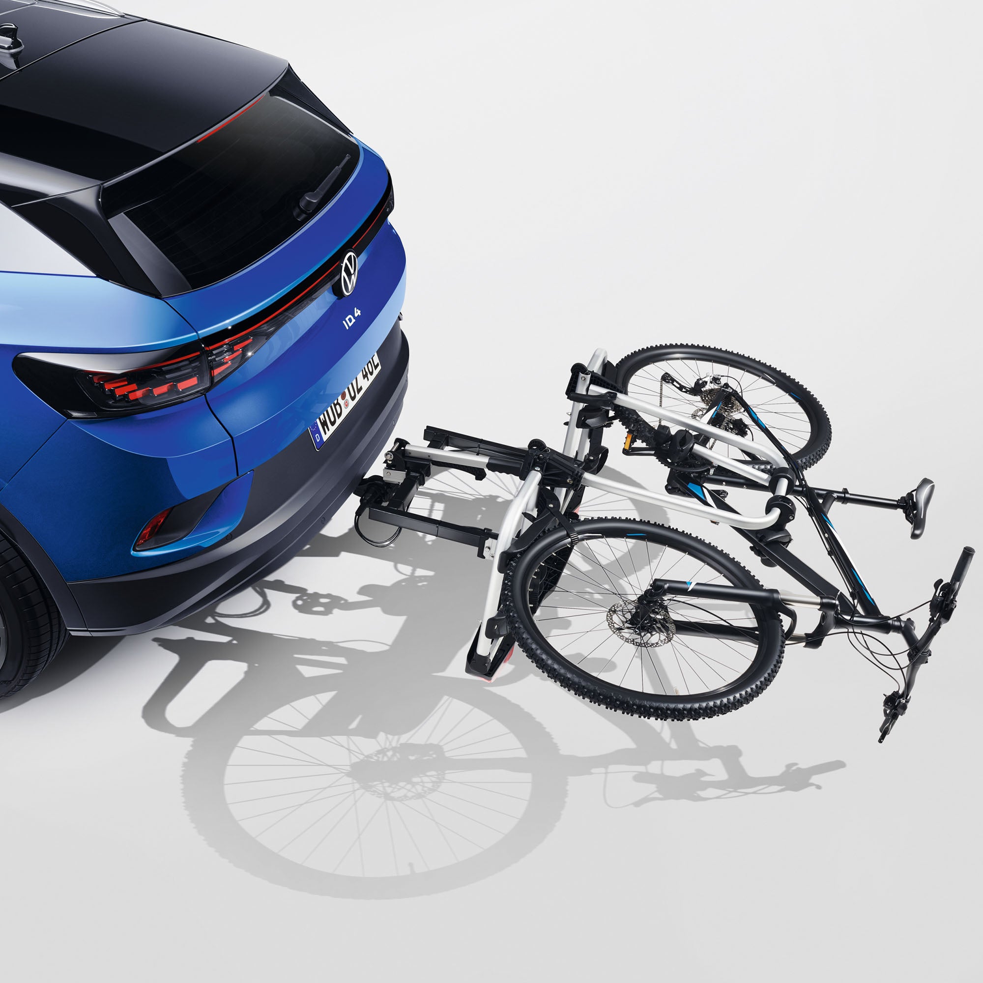 Volkswagen Fahrradträger Basic Flex, für AHK, max. 2 Räder, großer Abklappwinkel, 000071105G