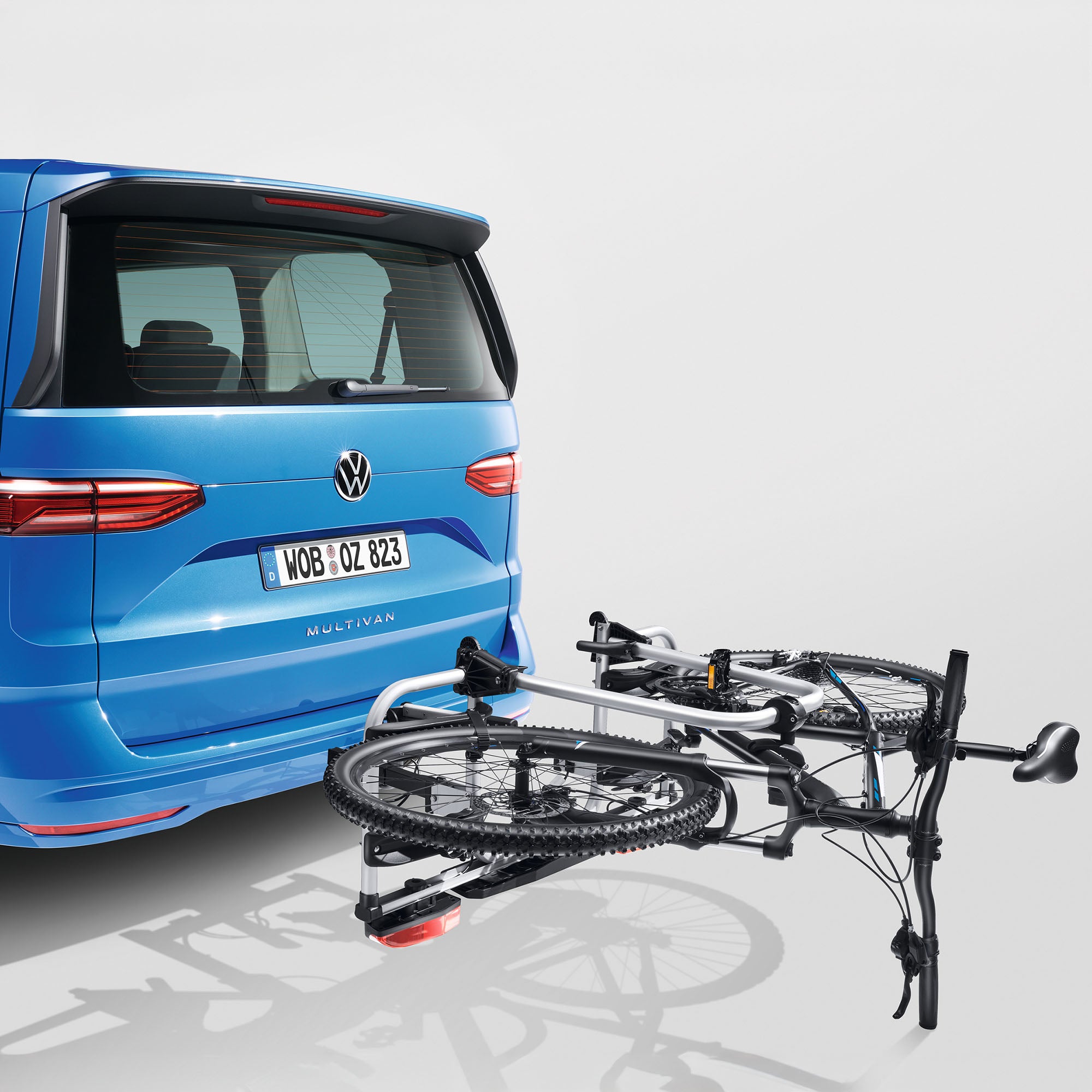 Volkswagen Fahrradträger Basic Flex, für AHK, max. 2 Räder, großer Abklappwinkel, 000071105G