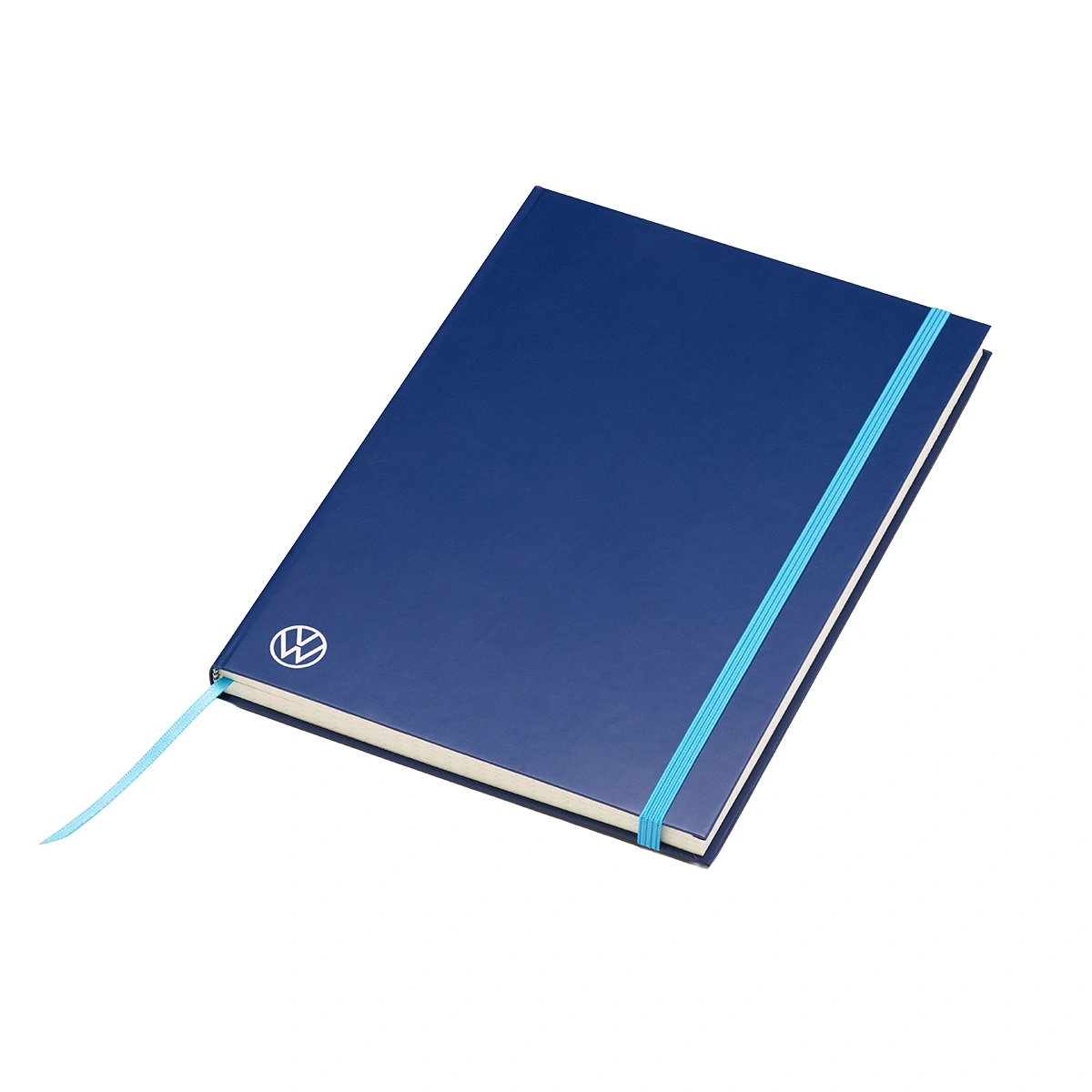 Volkswagen Notizbuch A5, blau mit VW Logo, karierte Seiten, 96 Blatt, 000087216AH