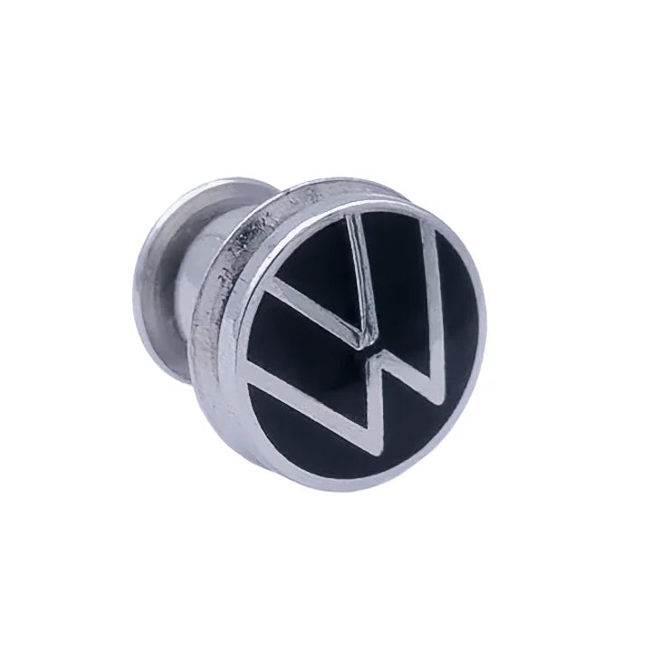 VW Ansteck-Pin New Volkswagen Logo silber/schwarz, 000087000T