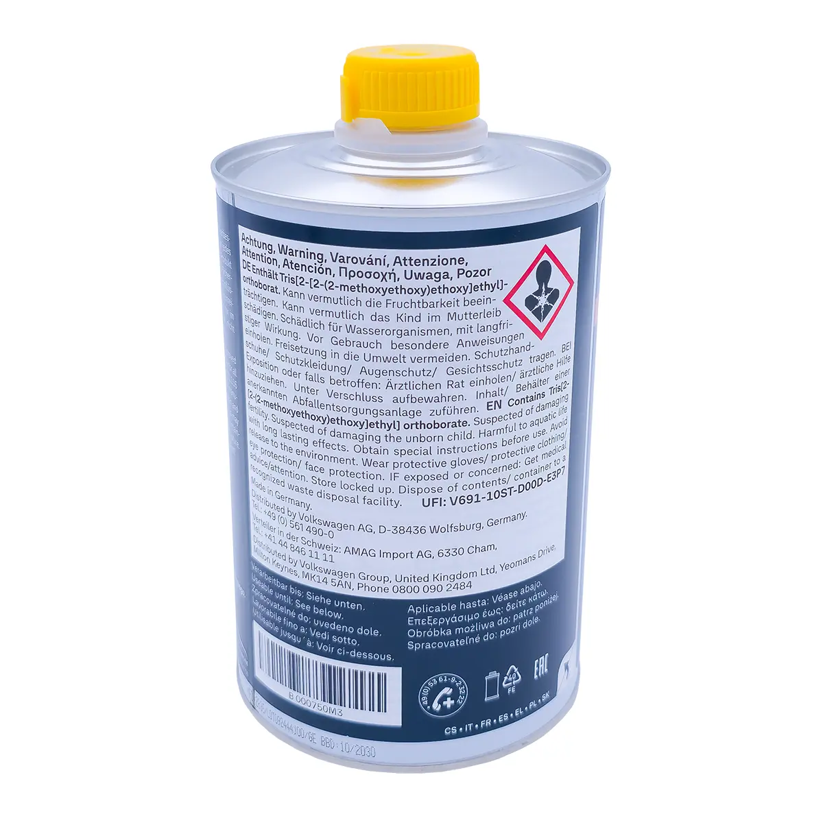 Volkswagen Audi Seat Skoda Bremsflüssigkeit DOT 4, 1 Liter, B000750M3