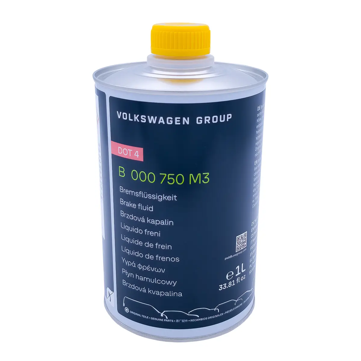 Volkswagen Audi Seat Skoda Bremsflüssigkeit DOT 4, 1 Liter, B000750M3