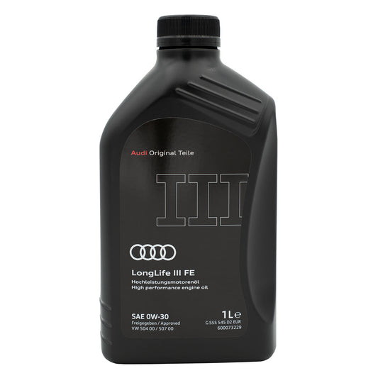 Audi LongLife III FE Motoröl SAE 0W30 VW 504.00/507.00