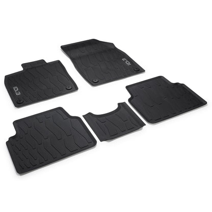 VW ID.3 rubber mats, 5 pieces, front and rear, 10B061500 82V